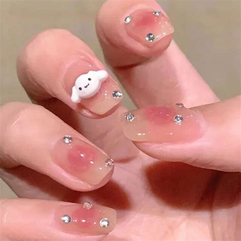 Hello Kitty False Nail Sanrio Accessories Anime Y2k Kuromi Cinnamoroll