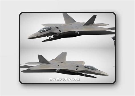 Lockheed Martin F 22 Raptor 3d Model