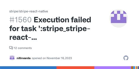 Execution Failed For Task Stripe Stripe React Native Compiledebugkotlin · Issue 1560