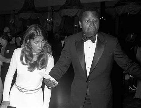 Actor Sidney Poitier And Wife Joanna Shimkus 1970 Old Photo £570
