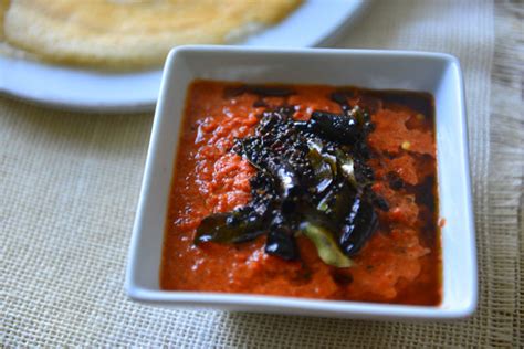 Roasted Red Pepper Chutney Capsicum Chutney