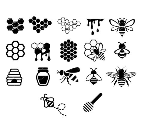 Honeycomb SVG PNG PDF Honey Bee Svg Hexagon Svg Honey Clipart