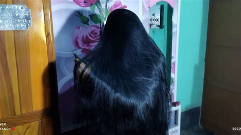 Silky Sinning And Gorgeous Black Hair Play Beautiful Long Hair Play