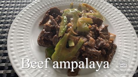 Beef Ampalaya W Oyster Sauce Youtube