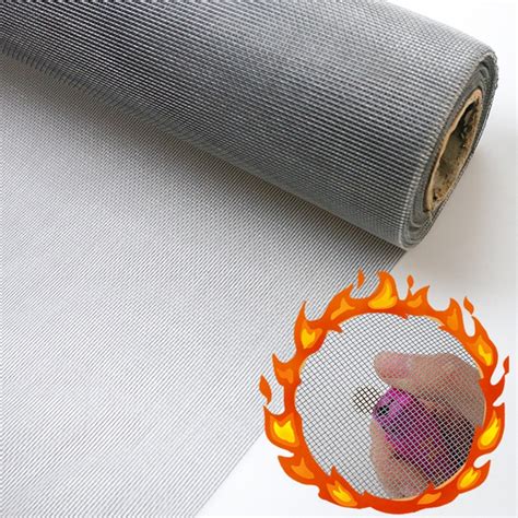 China Flame Retardant Fiberglass Window Screen Mesh Factory And