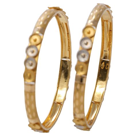 Hira Panna K Exclusive Gold Traditional Bangle Hira Panna Jewellers