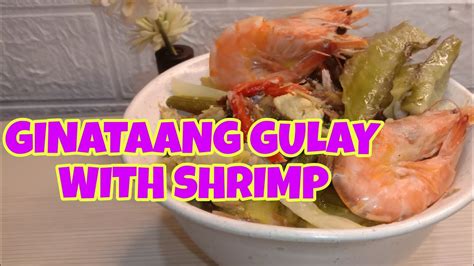 Ginataang Gulay With Shrimp Easy Recipe Panlasang Pinoy Youtube