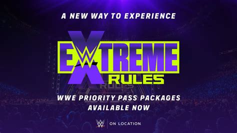 Official WWE Extreme Rules Ticket and Experience Packages available now ...