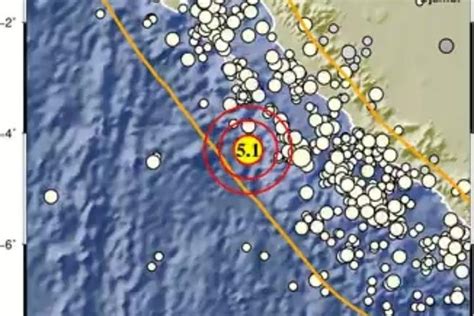 Update Info Titik Lokasi Pusat Gempa Bengkulu Hari Ini November