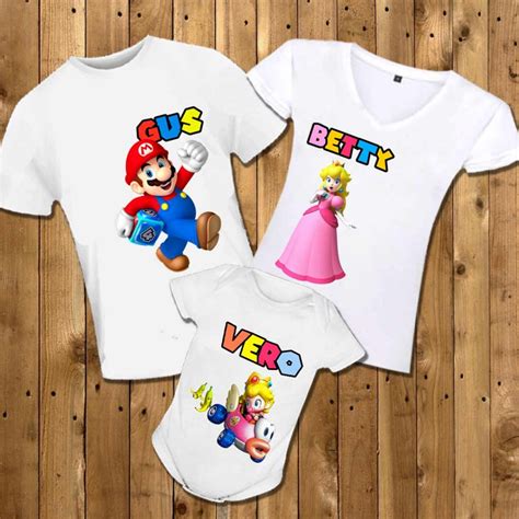 Camisetas Personalizadas Familia Mario Ni A Mongoose Boutique