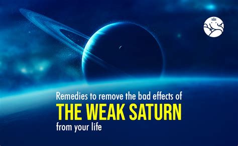 Remedies To Remove The Effects Of Weak Saturn In Kundli