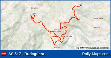 Ss Rudag Era Stage Map Rallye Alfoz De Lloredo Cartes