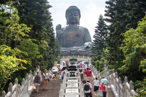 Tian Tan Buddha Statue Lantau Island Editorial Photography - Image of large, holy: 58922257