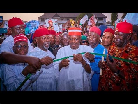 Sen Rabiu Musa Kwankwaso Yesterday Commissioned Nnpp Office In Awka