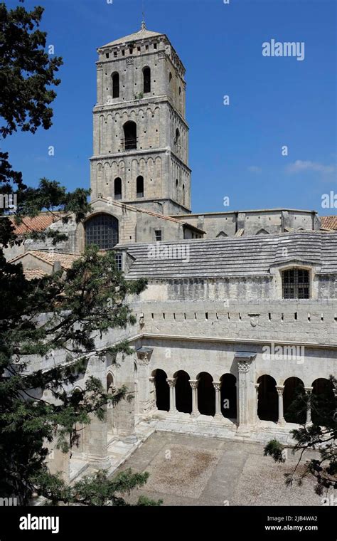 Cloister Romanesque Former Benedictine Abbey Church Eglise Saint