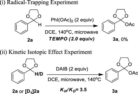 Diacetoxyiodo Benzene Mediated CH Oxidation Of Benzylic Acetals ACS