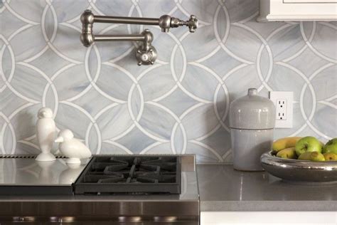 Ann Sacks Beau Monde Glass Tiles Modern Kitchen Backsplash Kitchen