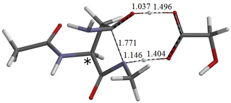 The Geometry Of The Reactant Complex Rc