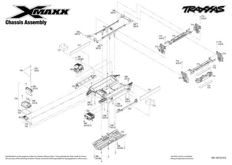 Exploded View Traxxas X Maxx 15 4wd Tqi Brushless Tsm Rtr Chassis Astra