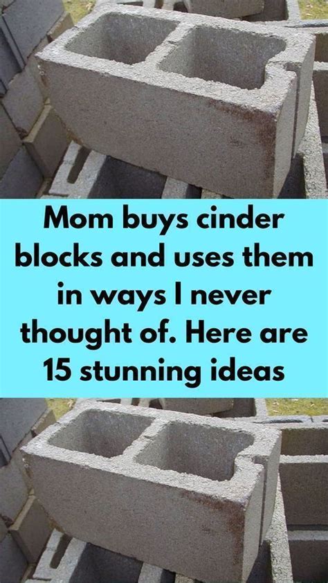 Mom Buys Cinder Blocks And Uses Them In Ways I Never Thought Of Here Are 15 Stunning Ideas Artofit