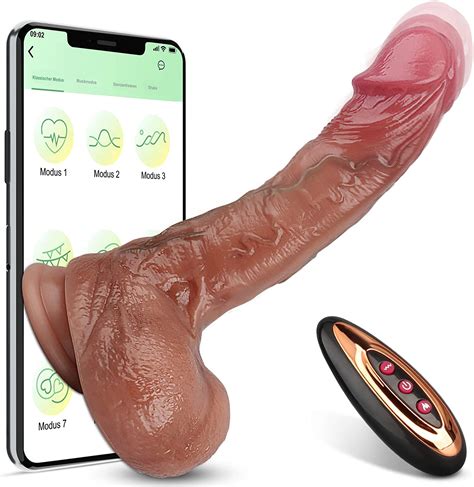 Realistic Dildo Sex Toy With 9 Thrusting Vibrating Modes G Spot