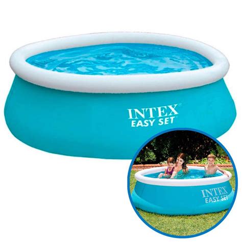 Piscina Inflável 880 Litros 1 83 x 51 CM Infantil EASY SET 28101 INTEX