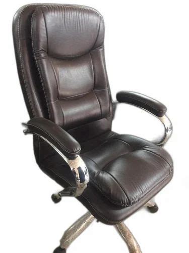 High Back Leather Boss Office Chair Fixed Arm At Rs In Bhopal