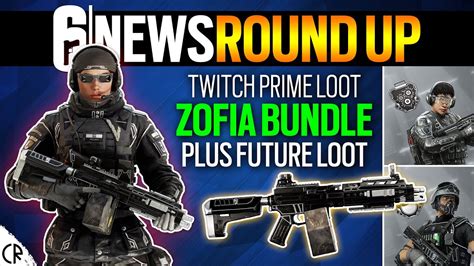 New Twitch Prime Loot And News Roundup 6news Tom Clancys Rainbow Six Siege Youtube