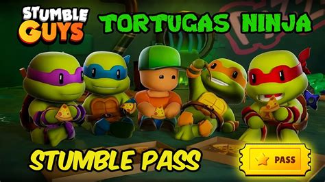 Stumble Pass De Las Tortugas Ninja Stumble Guys Youtube