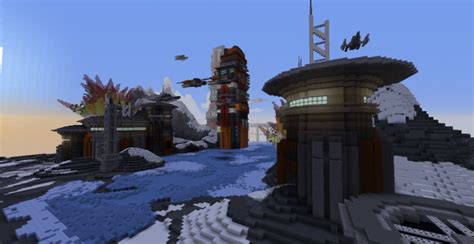 Sci Fi Research Base Oxided Minecraft Map