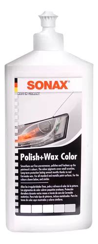 Cera Abrillantadora Sonax Polish Wax Color Blanco Ml