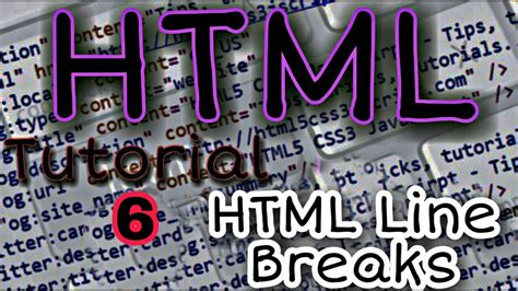 Html Line Breaks For Beginners Tutorial Youtube