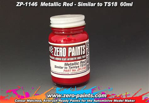 Metallic Red Paint Similar To Ts18 60ml Zp 1146 Zero Paints