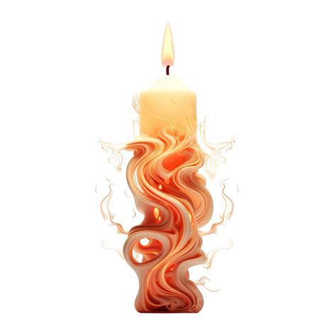 Burning Candle Generative Ai Burning Candle Candle Flame Png