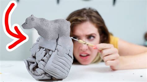 How To Make A Clay Sculpture For Beginners / How to sculpt easy clay ...