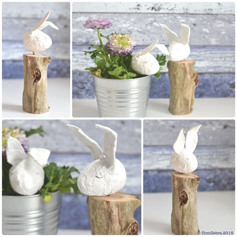 Zimtzebra Gegipster Hase Auf Holz Und Glas Easter Diy Bottles