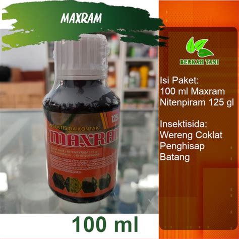 Jual Maxram Ml Nitenpiram Insektisida Hama Wereng Coklat Di Lapak