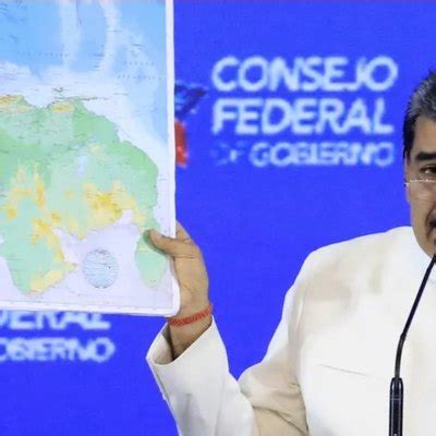 Maduro divulga novo mapa da Venezuela incorporação de Essequibo e