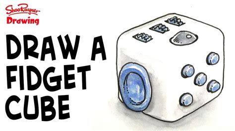 How To Draw A Fidget Cube Step By Step Youtube