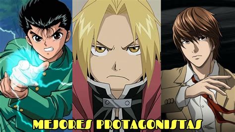 LOS MEJORES PROTAGONISTAS DEL SHONEN YouTube