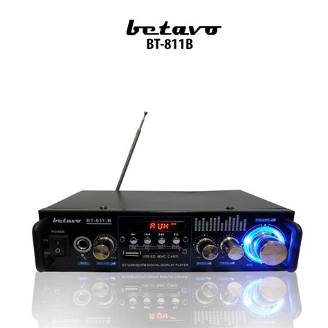 Jual Ampli Mini Betavo Bt B Amplifier Bluetooth Pro Original