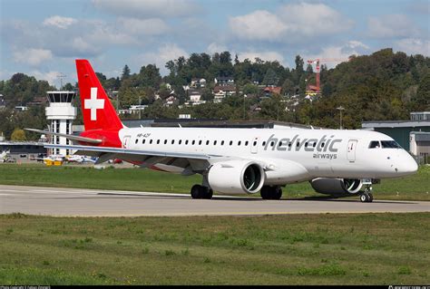 HB AZF Helvetic Airways Embraer E190 E2 ERJ 190 300 STD Photo By