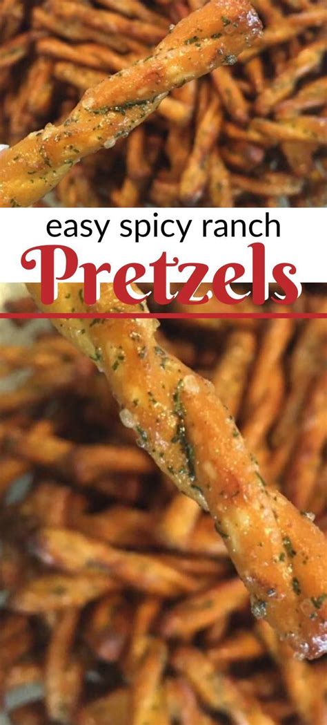 Ranch Pretzel Recipe No Bake Mitsue Mckenney