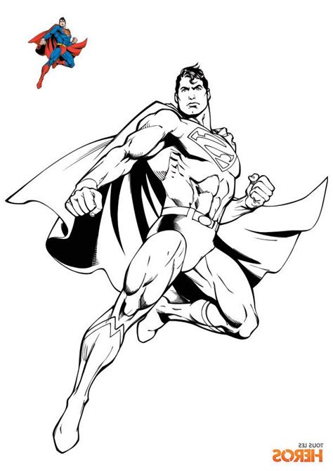 13 Nouveau De Superman à Colorier Images Coloriage