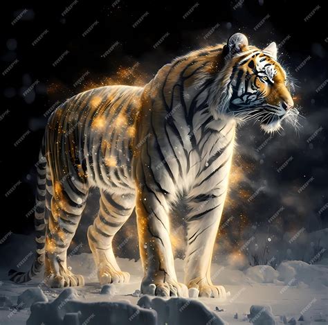 Premium Ai Image The Magic Tiger
