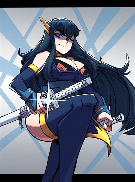 Kiryuuin Satsuki And Junketsu Kill La Kill Drawn By Aneurysm Ax