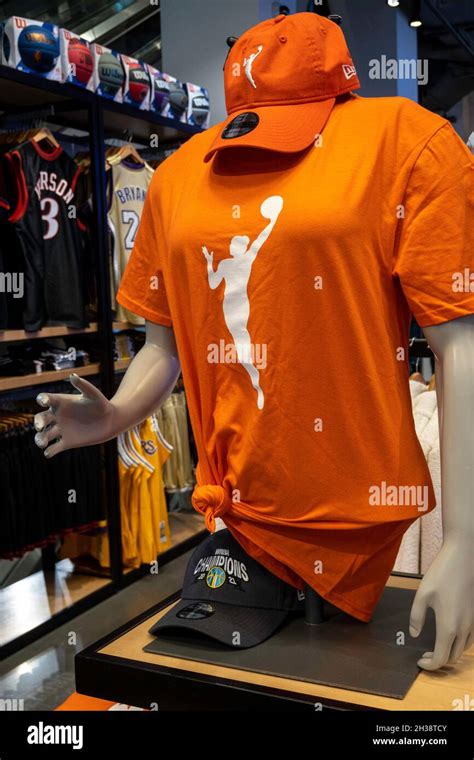 The Flagship Nba Store On Fifth Avenue Carries A Full Range Of Wnba