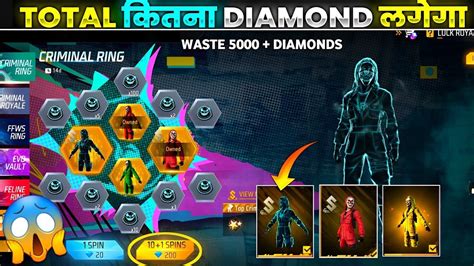 NEW GHOST CRIMINAL BUNDLE NEW CRIMINAL RING EVENT FREE FIRE टटल