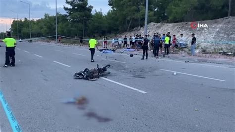 Antalya Da Motosiklet Kazas Gen K Z Hayat N Kaybetti