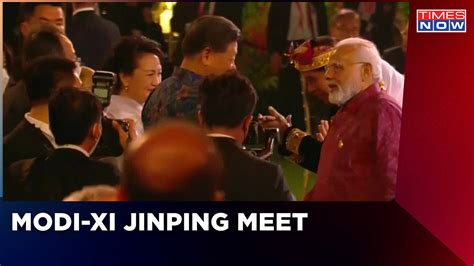 Pm Modi Greets Xi Jinping At G20 Summit In Bali First Meet Post Galwan